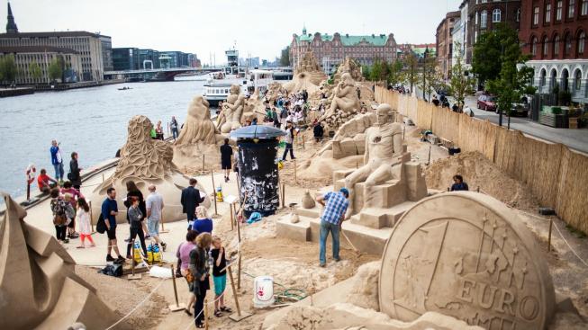 Kodaň patřila v uplynulých dnech pískovým umělcům