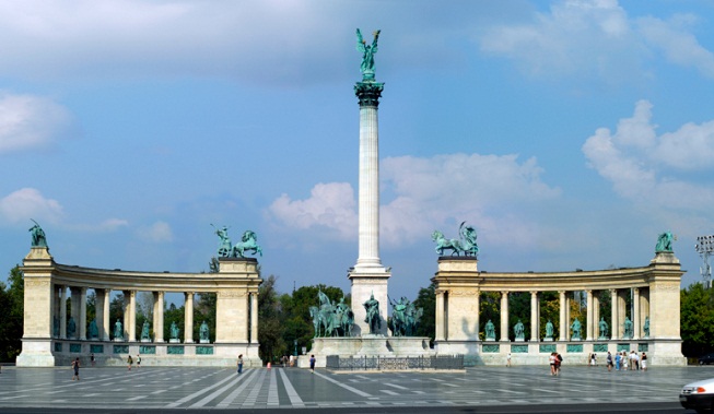 Náměstí Hrdinů v Budapešti