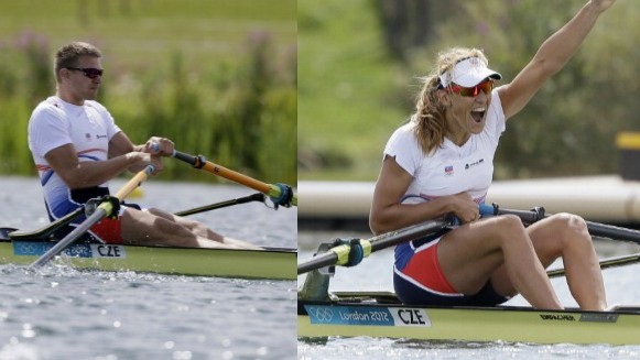 Skifaři Synek a Knapková postoupili na ME veslařů do semifinále
