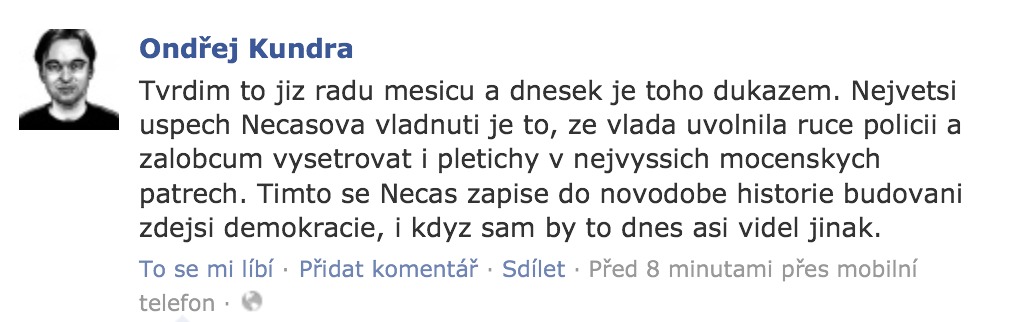 Status Ondřeje Kundry