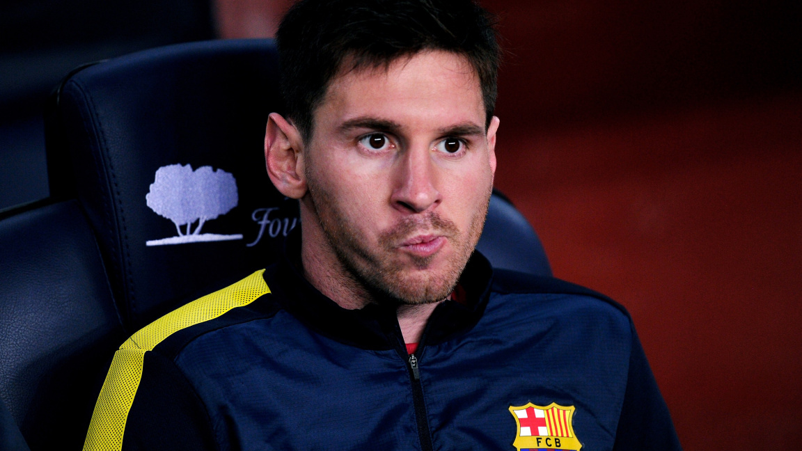 Messi se dva týdny po zranění stehna vrátil k tréninku