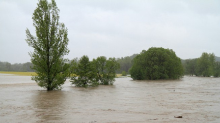 Dvě řeky v Pardubickém kraji jsou na nejvyšším povodňovém stupni