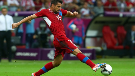 Češi ve světě: Vítězné góly Baroše a Pudila