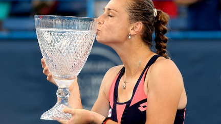 Slovenská tenistka Rybáriková se po roce opět raduje z triumfu