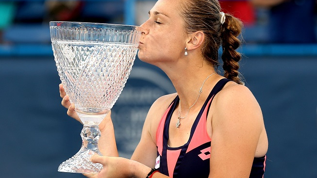 Slovenská tenistka Rybáriková se po roce opět raduje z triumfu