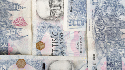 Koruna dnes k euru i dolaru mírně oslabila