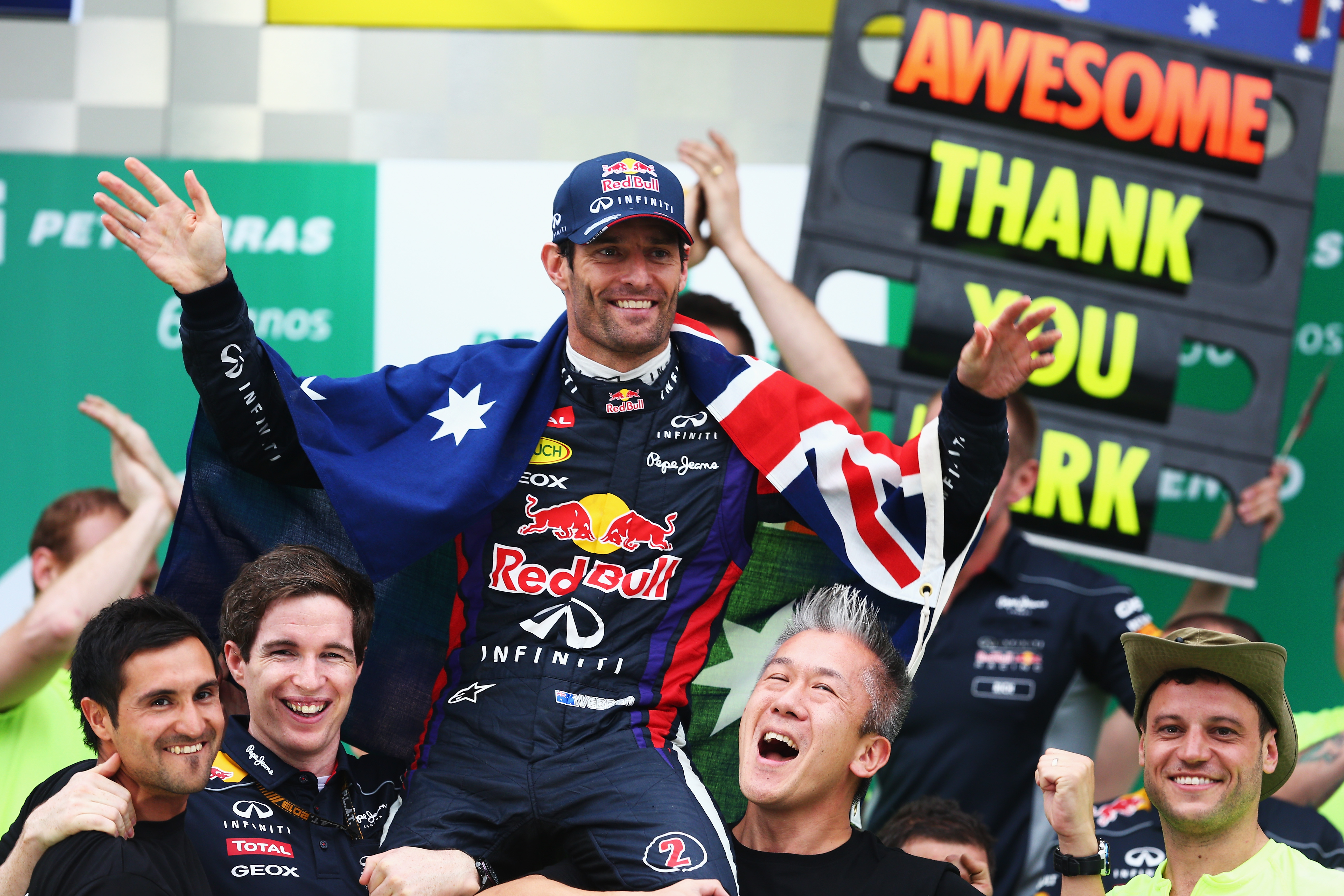 Webber se velkolepě rozloučil s F1