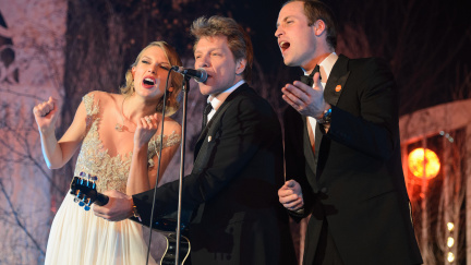 William rockerem! Princ si zazpíval s Jon Bon Jovim a Taylor Swift