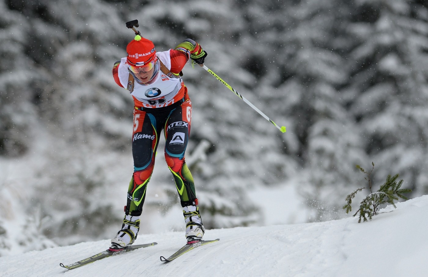 České biatlonistky září. Vítková byla ve sprintu v Hochfilzenu druhá