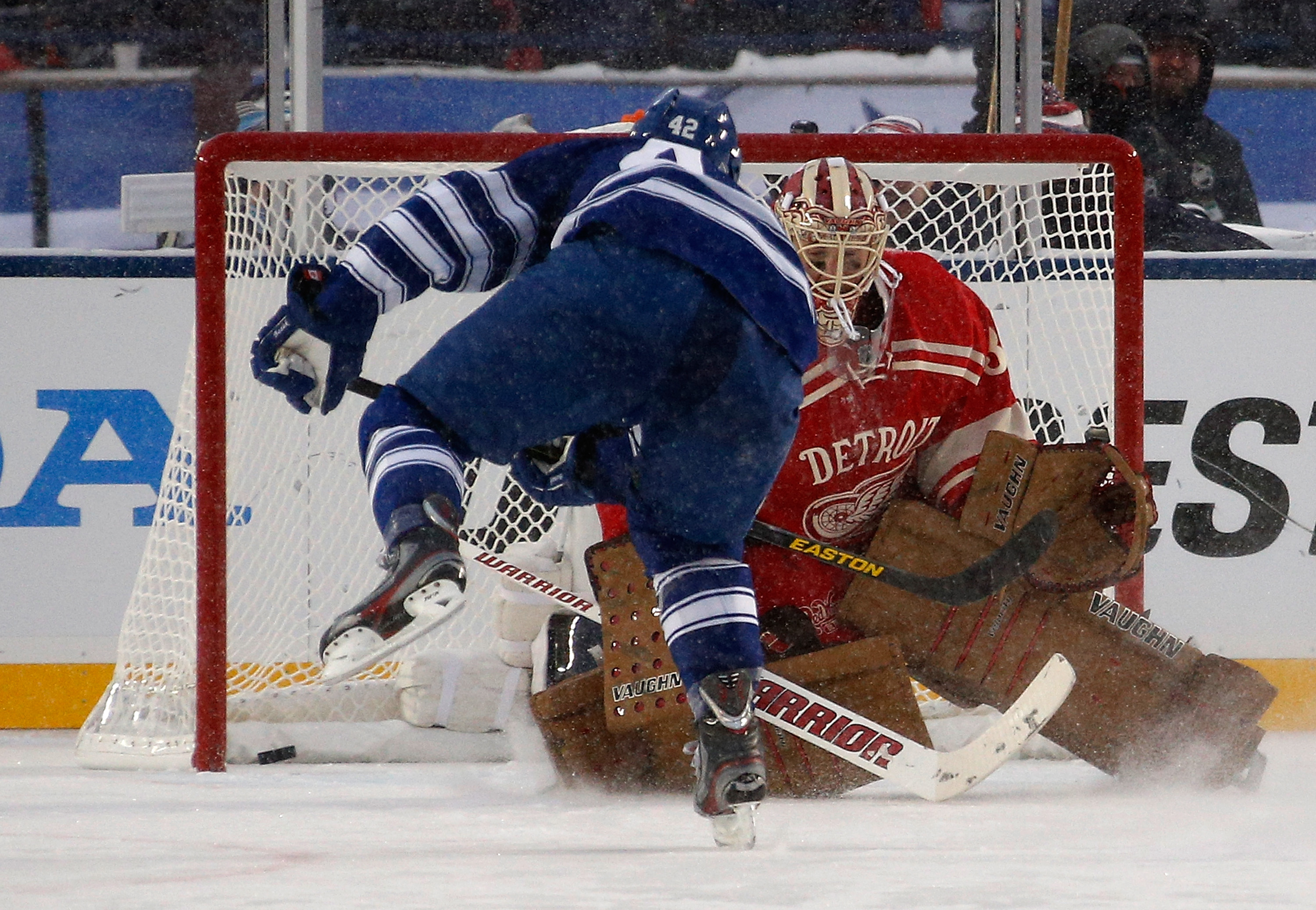 V novoročním Winter Classic zdolalo Toronto v hustém sněžení Rudá křídla