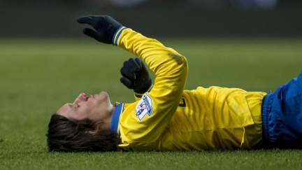 Rosický má zlomený nos. Vypadá špatně, říká kouč