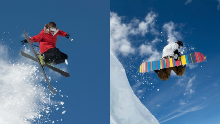 Češi jsou milovníky zimních sportů. Vede lyžování a snowboarding