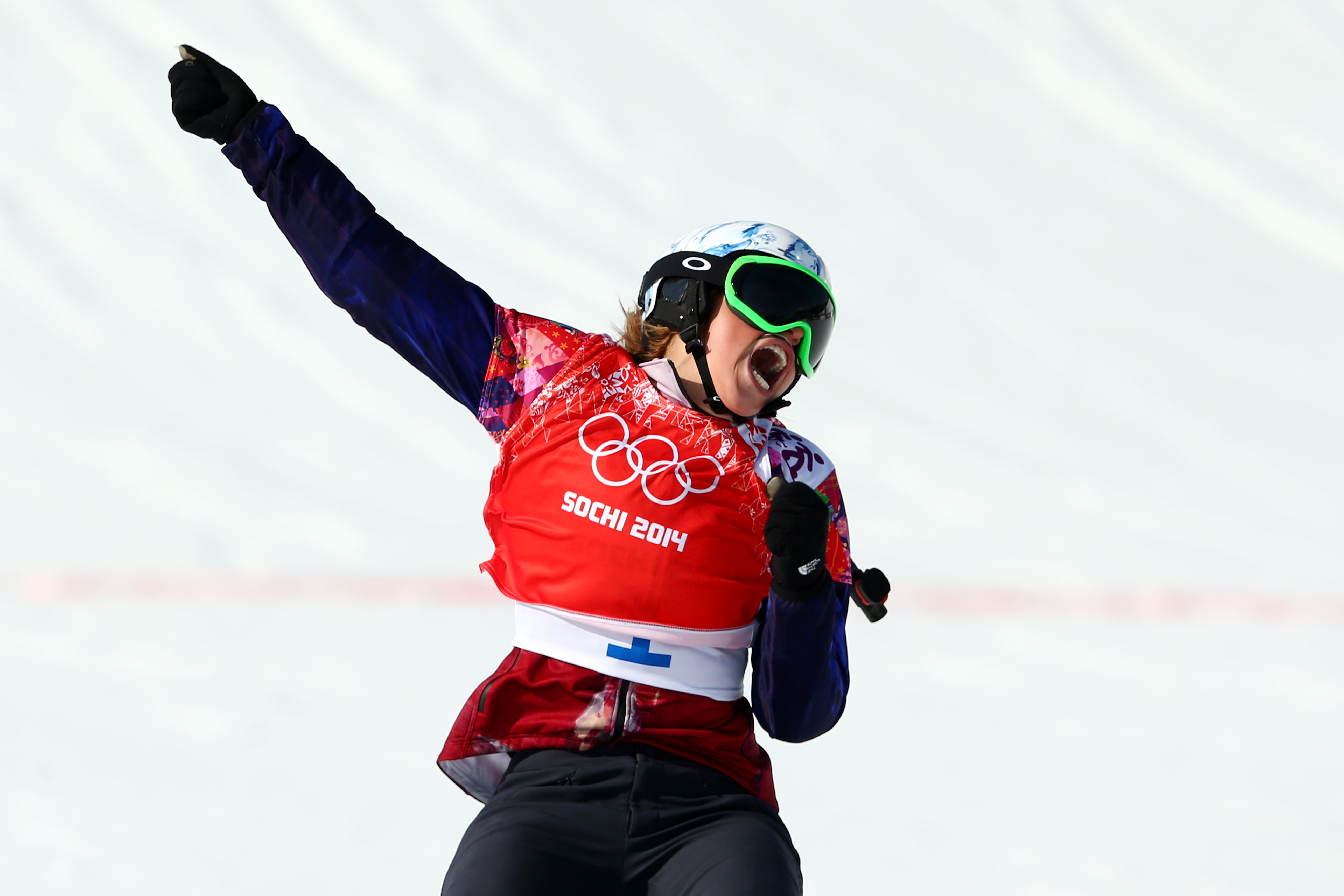 Máme první zlato! Samková zcela ovládla snowboardcross