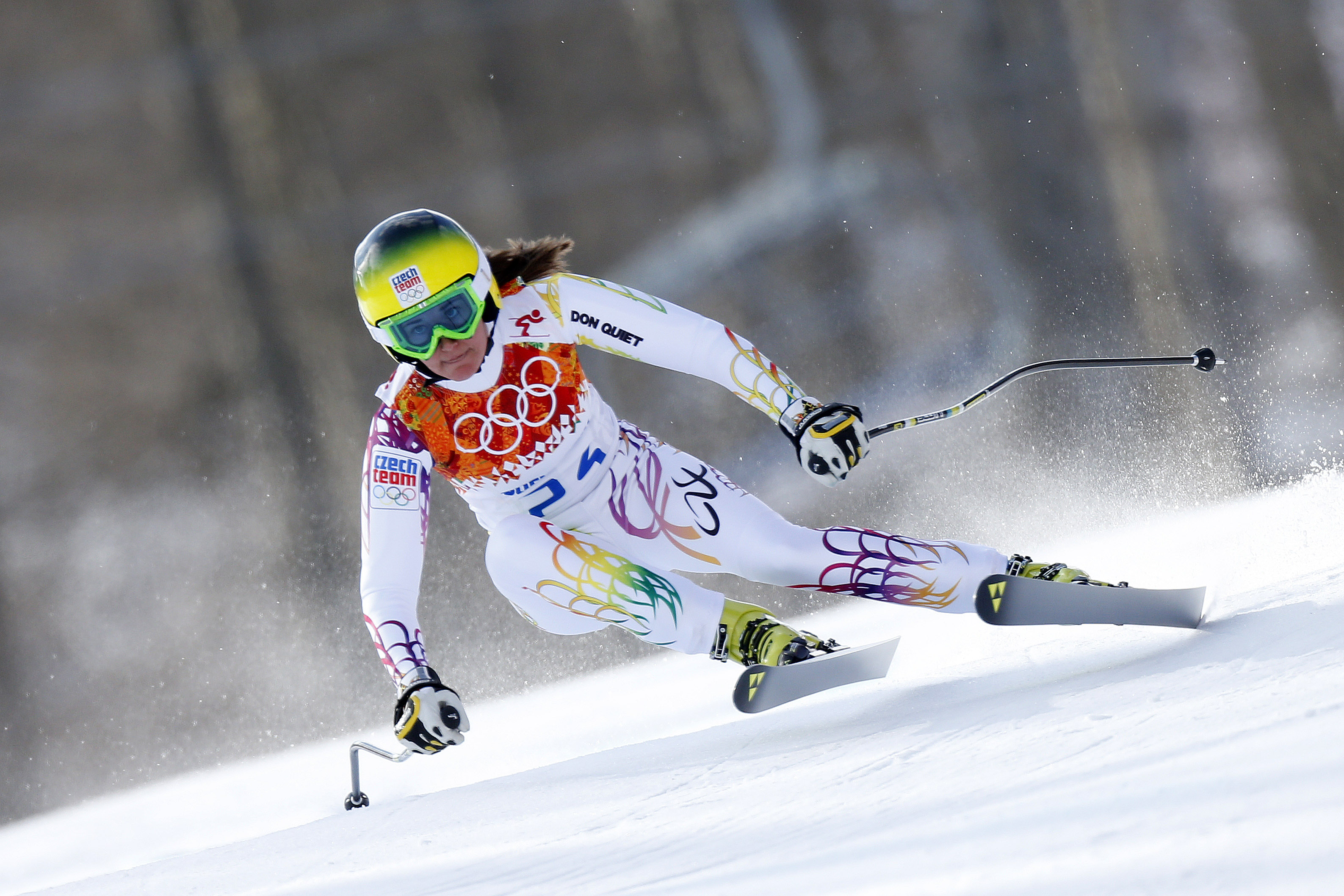 Nemůže být pořád hezky, komentovala deštivý obří slalom Strachová