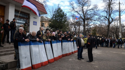 Na Krymu vypnuli ukrajinské televize. Vysílat se už bude jen rusky