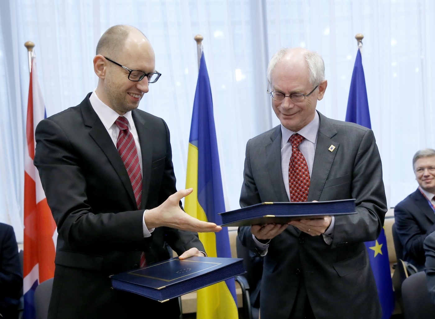 Ukrajina a Evropská unie podepsaly politickou část asociační dohody