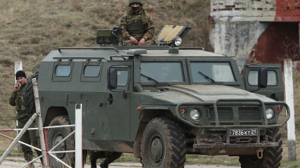 Rusové ráno na Krymu ovládli jednu z posledních ukrajinských základen