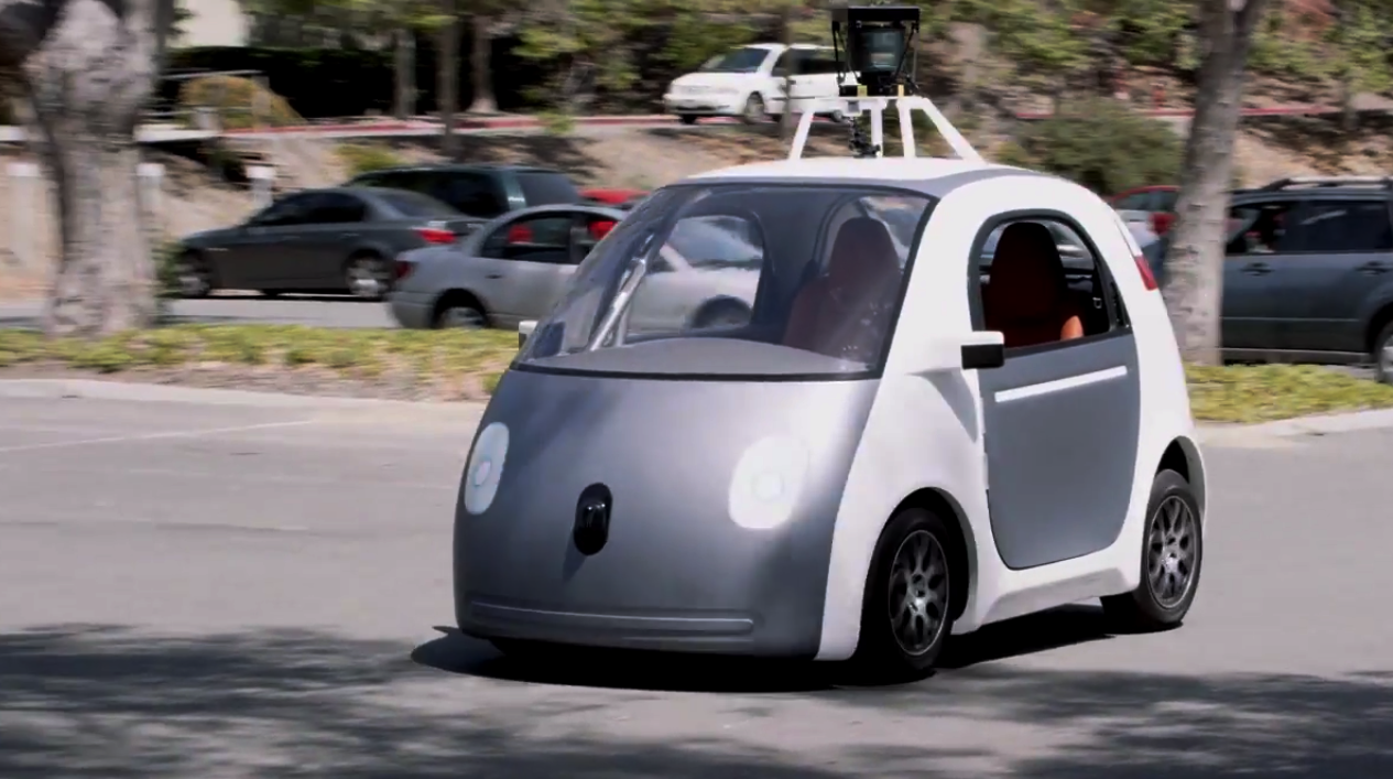Pohádkové Google auto, které jezdí samo