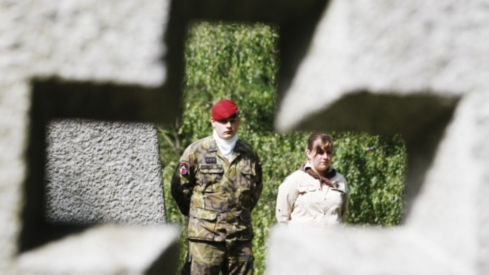 Lidé si připomněli na místě vyhlazené osady Ležáky tragický masakr spáchaný nacisty