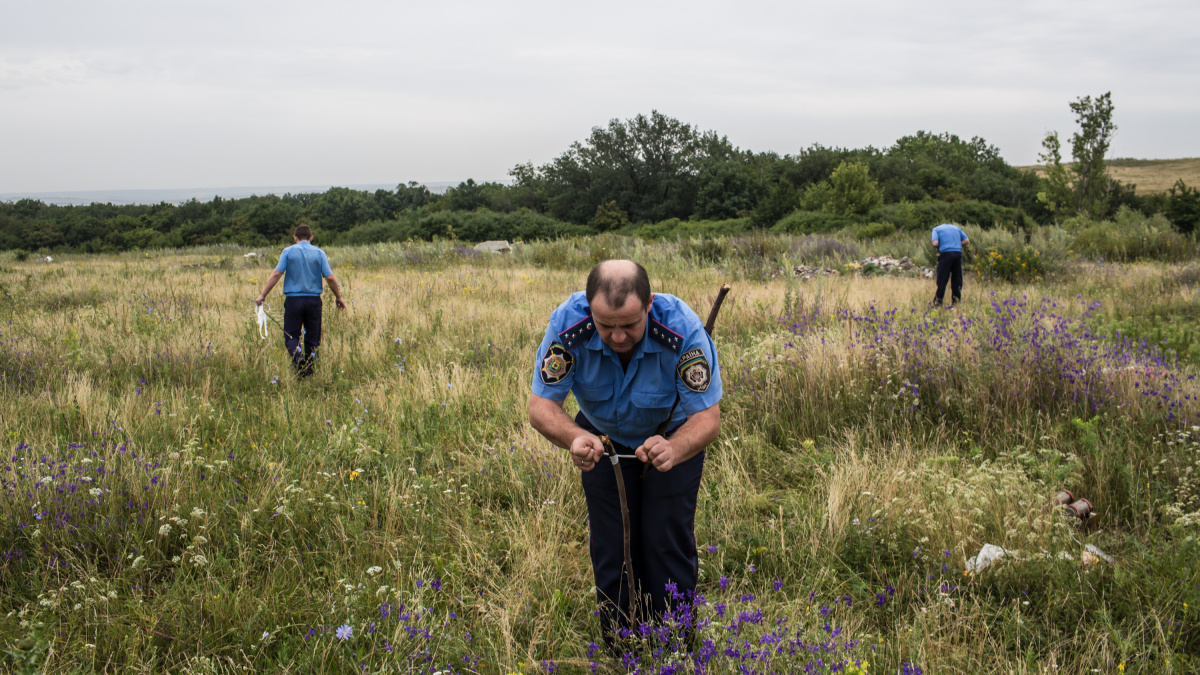 Pozorovatelé OBSE začali na výzvu OSN zajišťovat místo pádu boeingu
