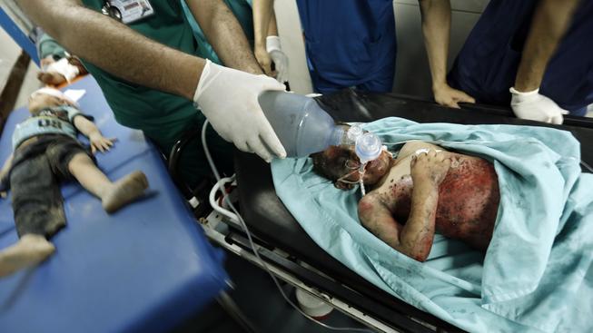 Palestina, dítě, nemocnice
