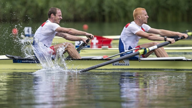 Do finále veslařského MS se probojovala česká dvojice Vraštil, Kopáč
