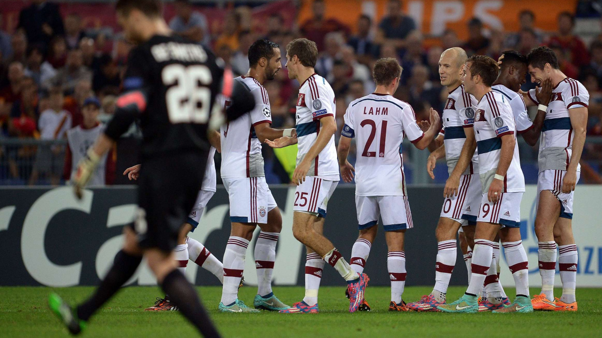 Gólové hody v LM: Bayern potupil AS Řím, Čech má nulu i vysokou výhru