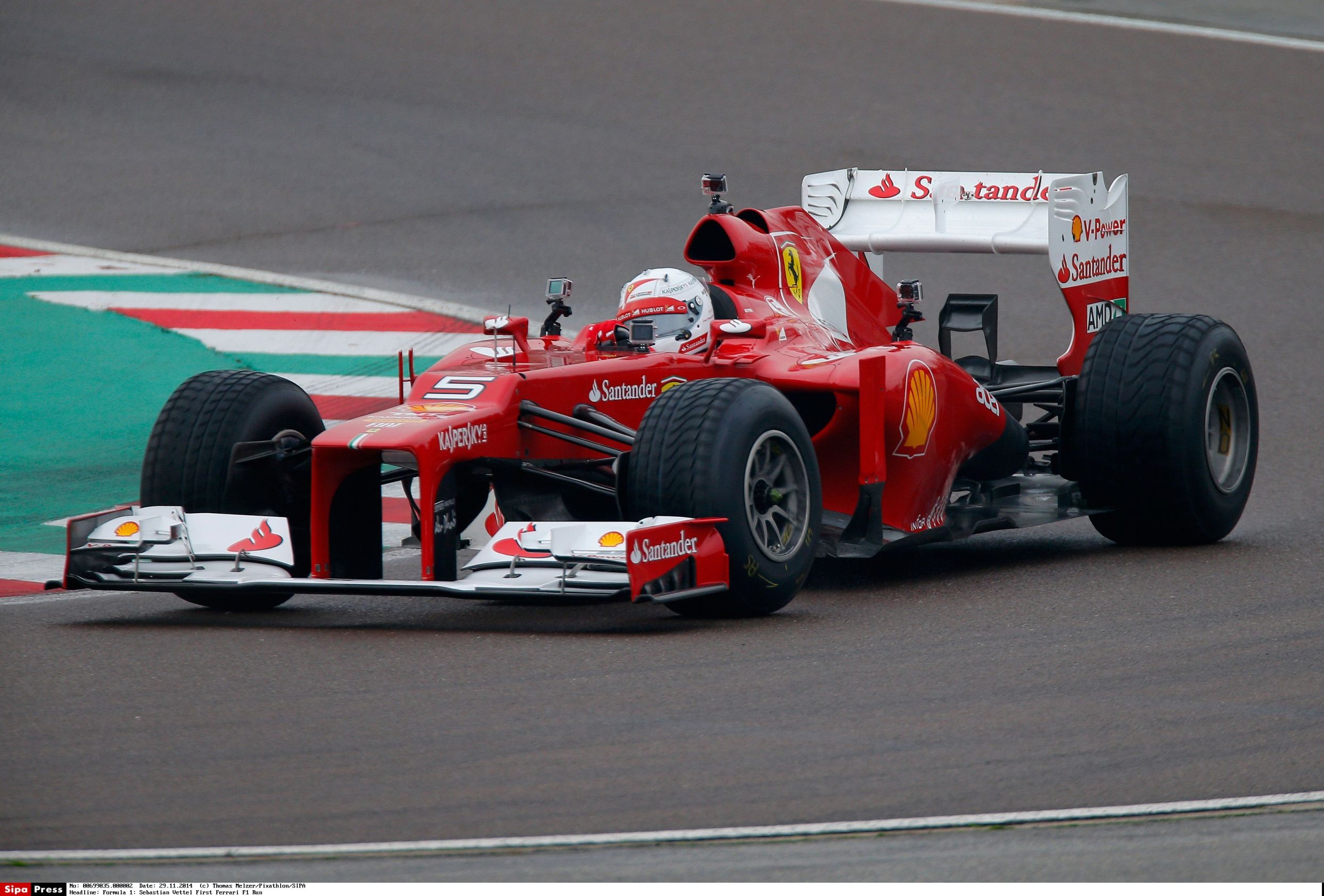 Vettel poprvé za volantem Ferrari: Splnil se mi sen