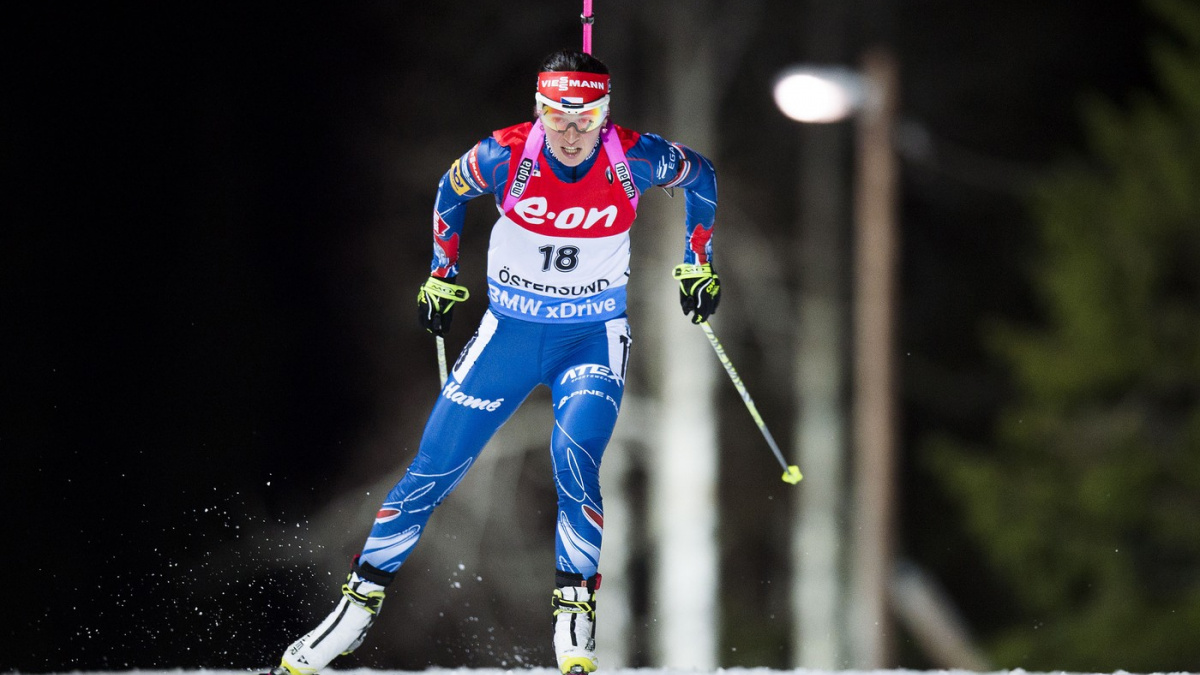 Bezchybná střelba dostala Vítkovou ve sprintu na druhé místo