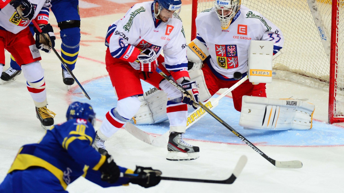 Češi třígólové vedení neudrželi, Švédům podlehli 4:6