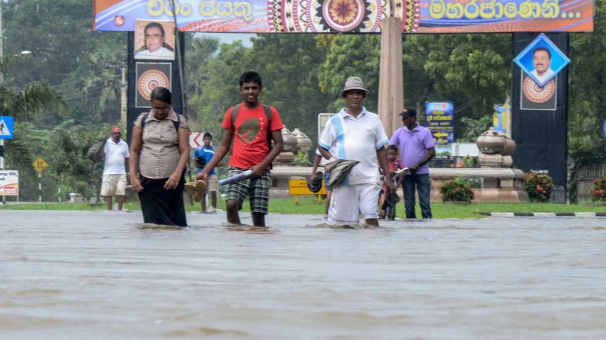 Srí Lanku sužují záplavy a sesuvy půdy