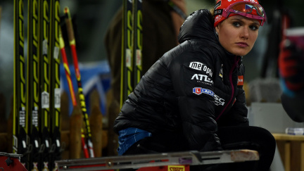 Soukalová s Moravcem skončili na exhibici těsně pod stupni vítězů