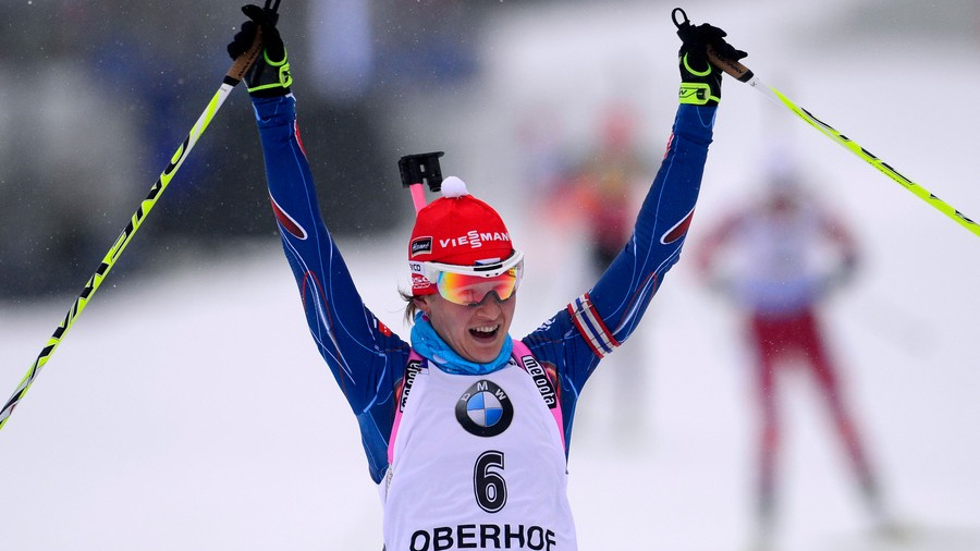České biatlonistky ovládly závody v Oberhofu, zářila hlavně Vítková