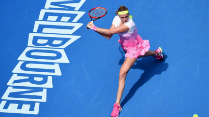 Byla jsem nervózní, přiznala Kvitová. Loňský šok ale nedopustila