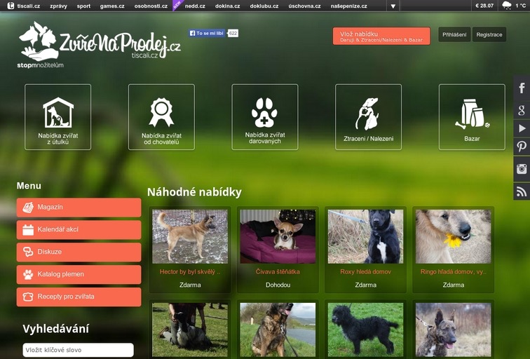 Nový web ZvířeNaProdej.cz bojuje proti množitelům zvířat