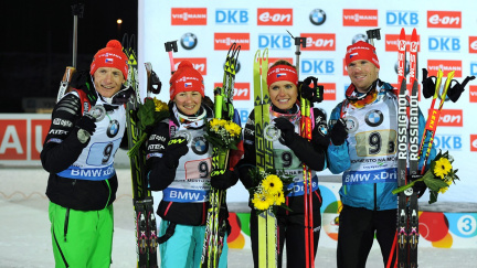 Smíšená štafeta rozjásala Nové Město. Vybojovala stříbro!