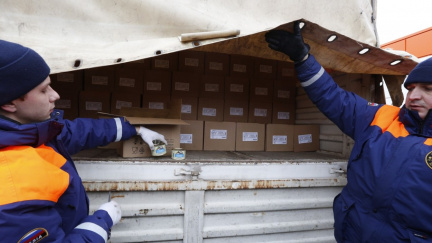 Na východ Ukrajiny dorazil další ruský humanitární konvoj