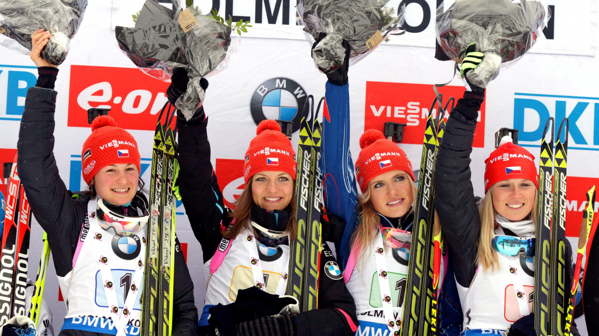 Biatlonistky si ve štafetě podmanily i Oslo! Mají třetí triumf v sezoně