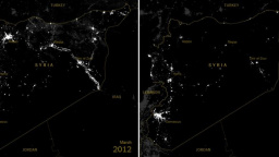 Válka ponořila Sýrii do tmy. Doslova