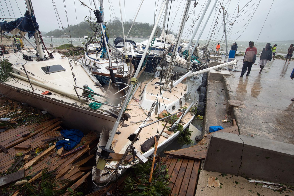 Mohutná bouře zdevastovala tichomořskou Vanuatu