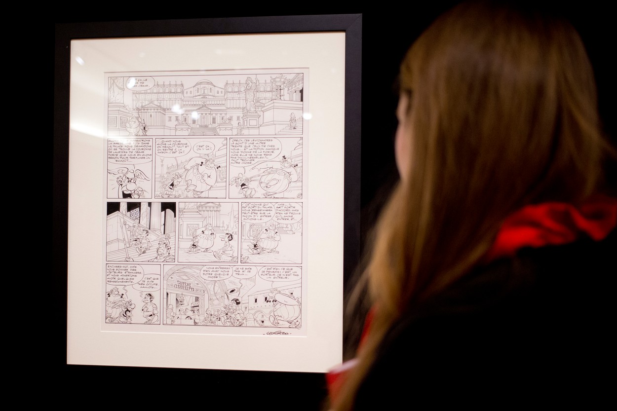 Komiks o Asterixovi v aukci pomohl rodinám obětí z Charlie Hebdo