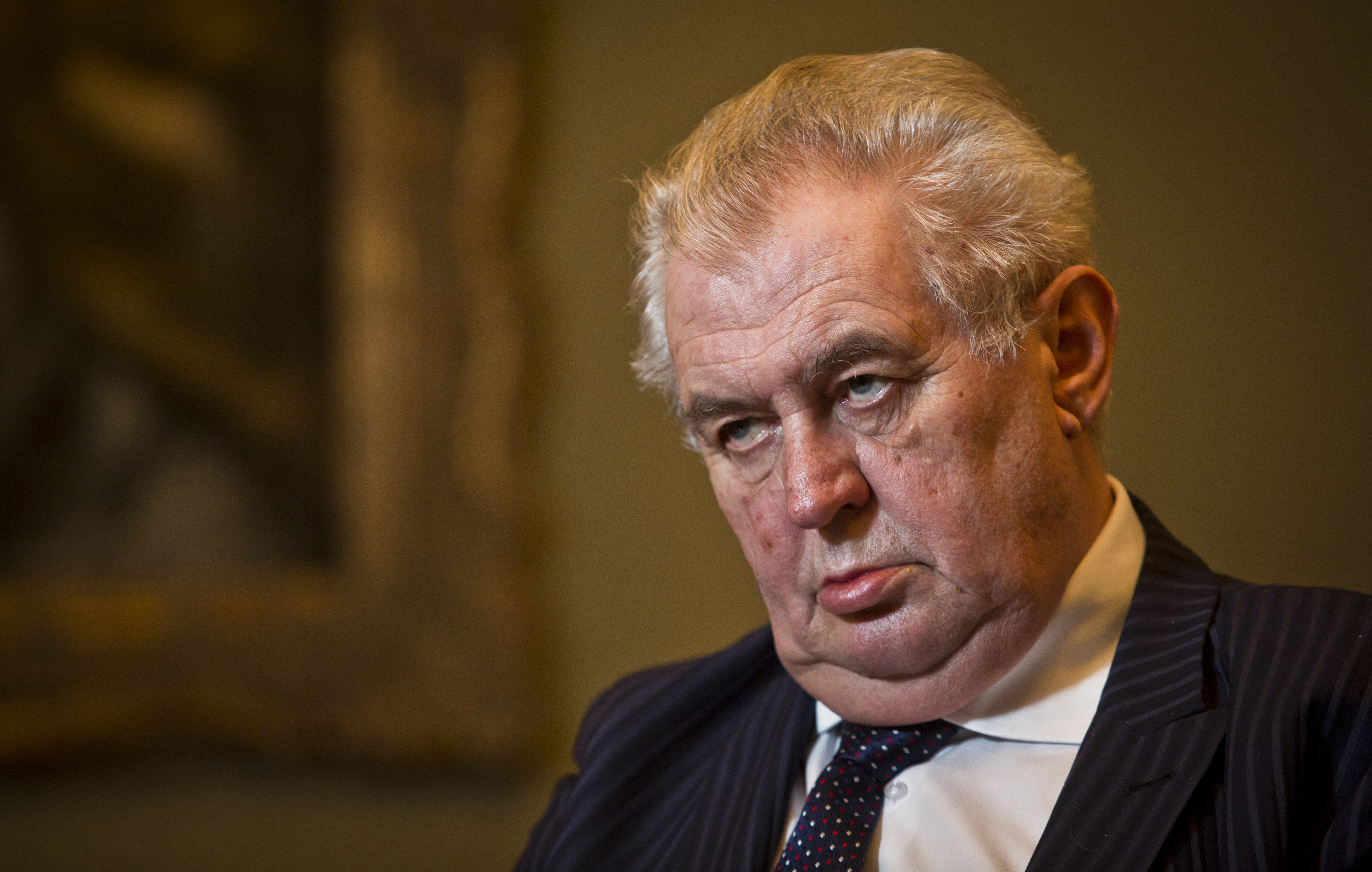 Musím bojovat proti antiamerickým bláznům, stěžuje si Zeman