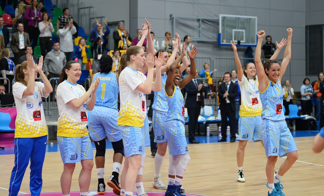 Holky z USK Praha ovládly basketbalovou Evropu