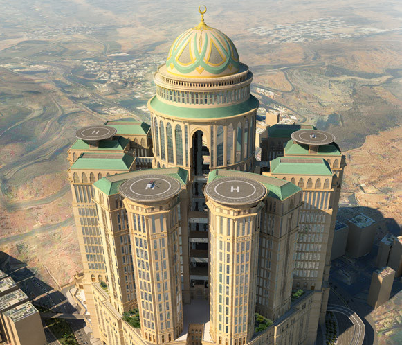 V Mekce vzniká největší hotel na světě, nabídne 10 tisíc pokojů