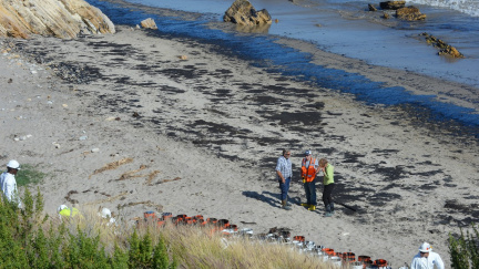 U Kalifornie vyteklo do oceánu několik set tisíc litrů ropy. Je vyhlášen stav nouze