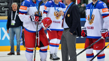 Za ostudné chování ruských hokejistů po pražském finále padnou tresty