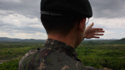 Voják z KLDR utekl přes ostře střežené hranice do Jižní Koreje