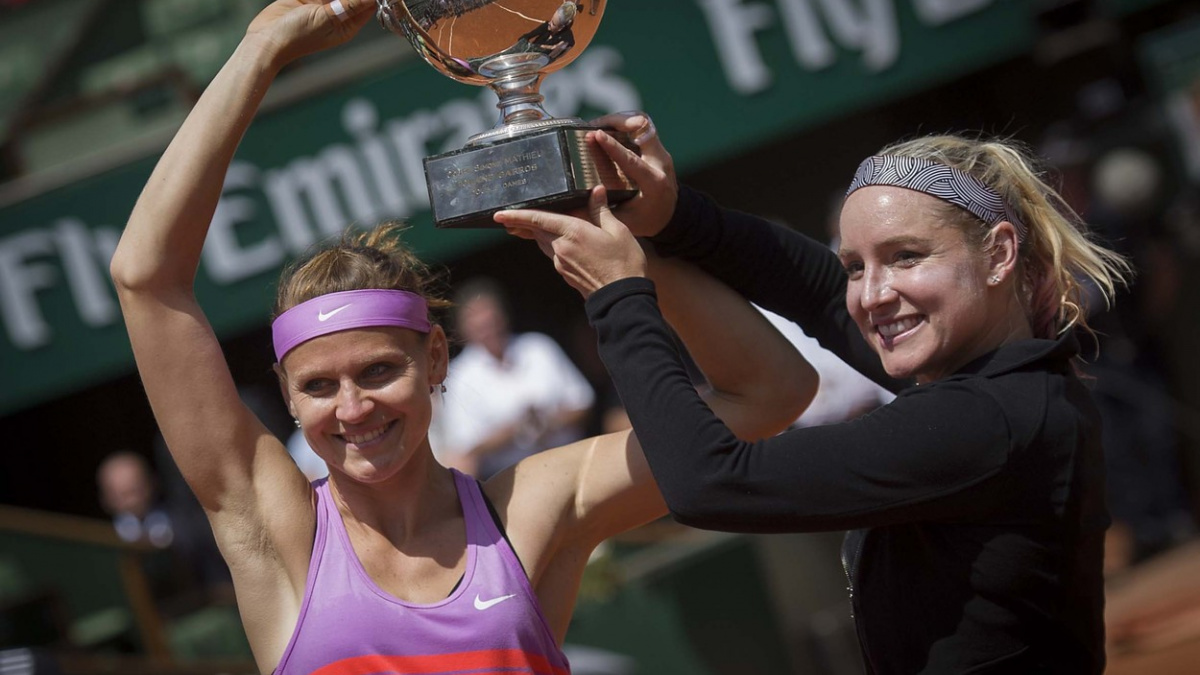 Šafářová si s americkou spoluhráčkou grandslamový hattrick nezapíše