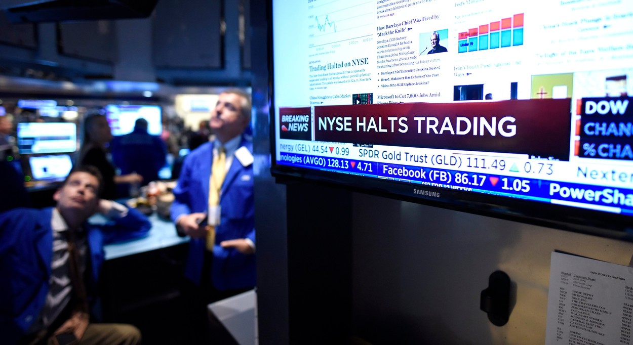 Wall Street paralyzovaly technické problémy