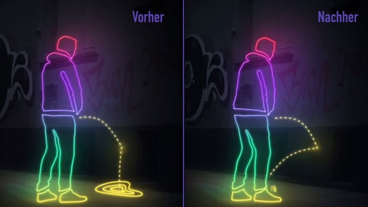 V USA natírají zdi 'antimočícím' lakem. Moč odrazí na kalhoty